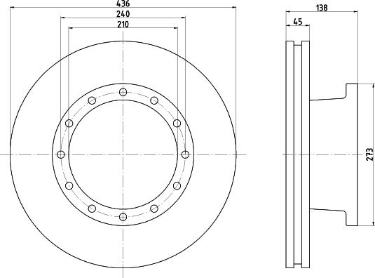 DON CVD556 - Bremžu diski www.autospares.lv