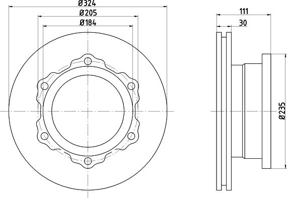 DON CVD551 - Bremžu diski www.autospares.lv