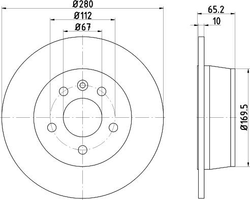 DON PCD17962 - Bremžu diski www.autospares.lv