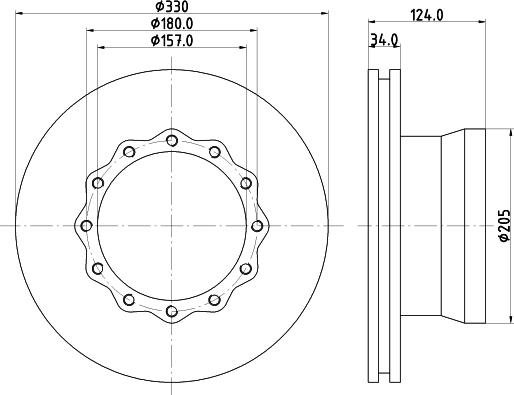 DON CVD536 - Bremžu diski autospares.lv