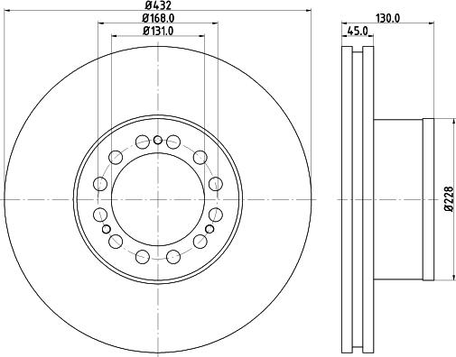 DON CVD579 - Bremžu diski www.autospares.lv