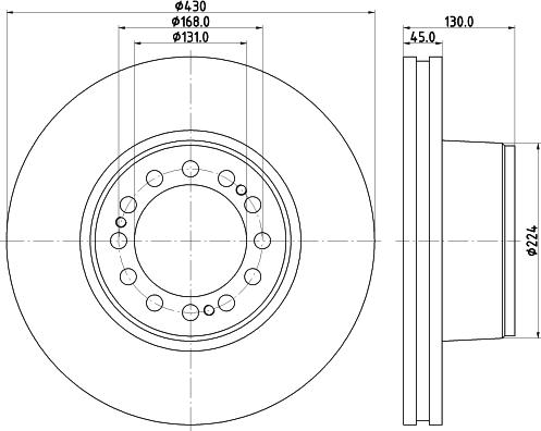 DON CVD576 - Bremžu diski www.autospares.lv