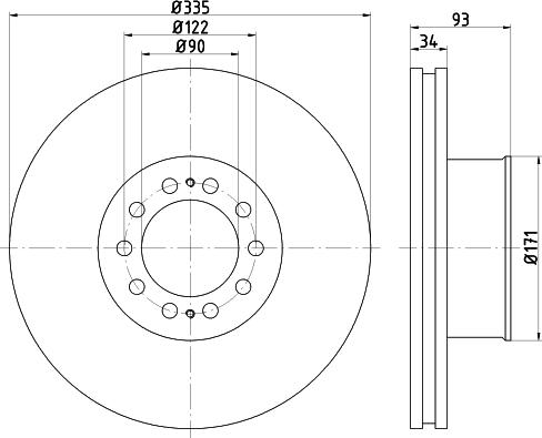 DON CVD641 - Bremžu diski www.autospares.lv