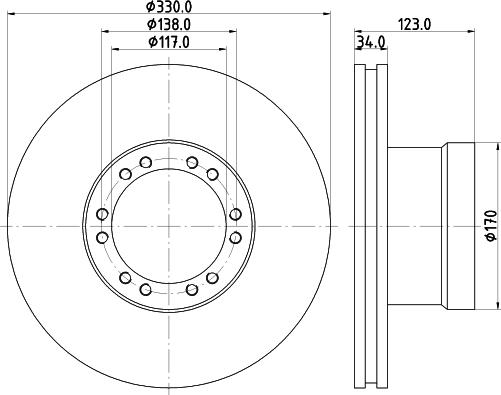 DON CVD658 - Bremžu diski www.autospares.lv