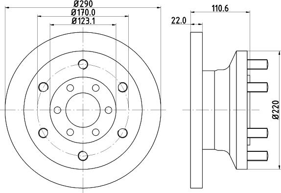 DON CVD664 - Bremžu diski www.autospares.lv