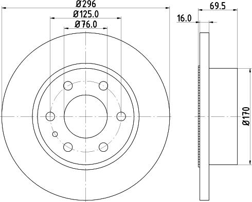 DON CVD665 - Bremžu diski www.autospares.lv