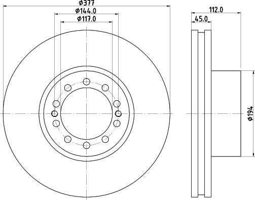 DON CVD639 - Bremžu diski www.autospares.lv