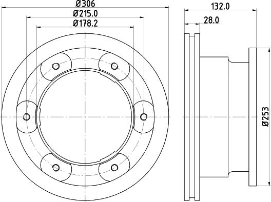 Meyle 215 523 0034 - Bremžu diski www.autospares.lv