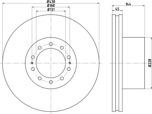 DON CVD670 - Bremžu diski www.autospares.lv