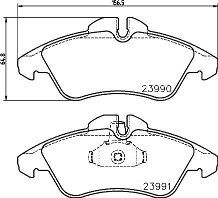 DON CVP070 - Тормозные колодки, дисковые, комплект www.autospares.lv