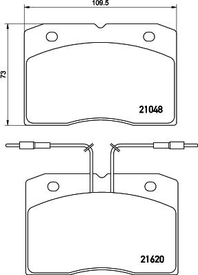 DON CVP053 - Bremžu uzliku kompl., Disku bremzes autospares.lv