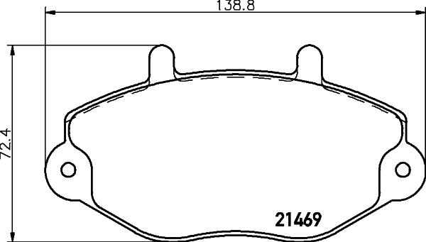 DON CVP063 - Bremžu uzliku kompl., Disku bremzes www.autospares.lv