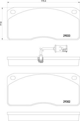 DON CVP007 - Bremžu uzliku kompl., Disku bremzes www.autospares.lv