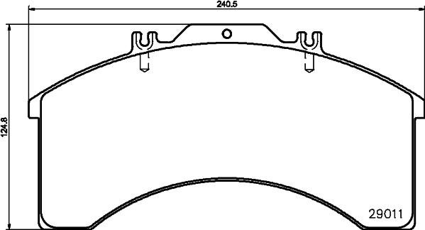 DON CVP015 - Bremžu uzliku kompl., Disku bremzes www.autospares.lv