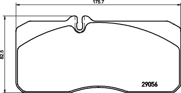 DON CVP034 - Bremžu uzliku kompl., Disku bremzes www.autospares.lv