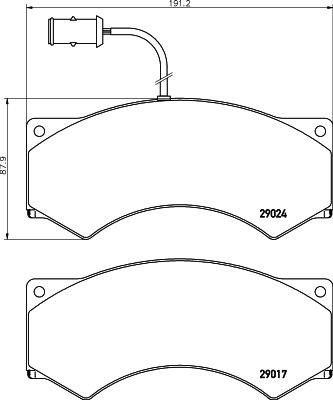 DON CVP027 - Bremžu uzliku kompl., Disku bremzes www.autospares.lv