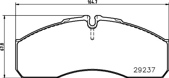 DON CVP104K - Тормозные колодки, дисковые, комплект www.autospares.lv