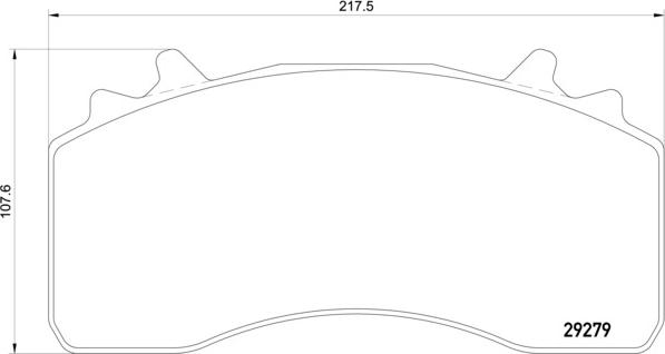 DON CVP112K - Brake Pad Set, disc brake www.autospares.lv