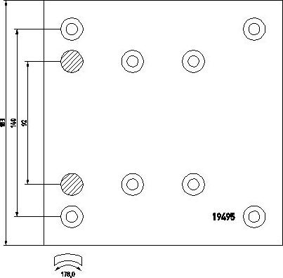 DON MP322S7100 - Bremžu uzliku kompl., Trumuļu bremzes www.autospares.lv