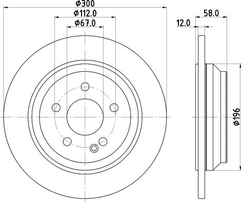 DON PCD19702 - Bremžu diski www.autospares.lv