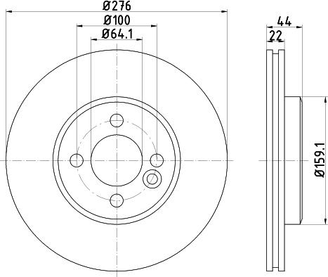 DON PCD14672 - Bremžu diski www.autospares.lv