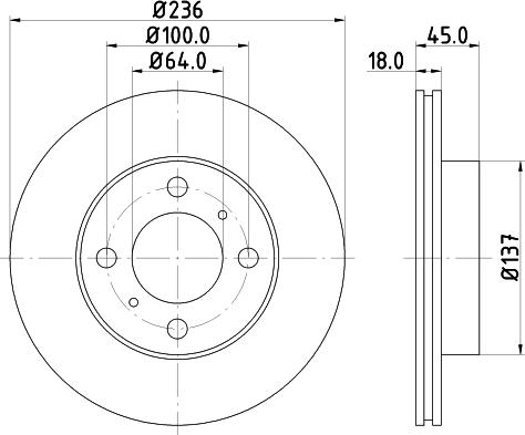 DON PCD14002 - Bremžu diski www.autospares.lv