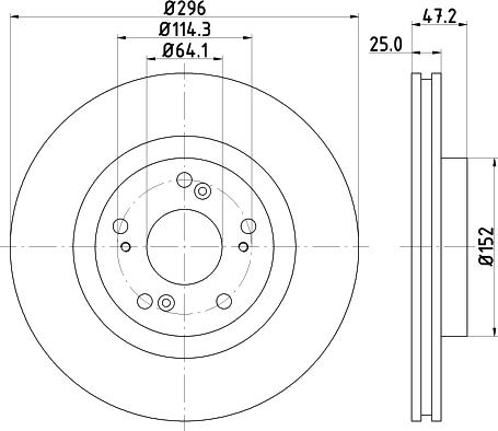 DON PCD14142 - Bremžu diski www.autospares.lv