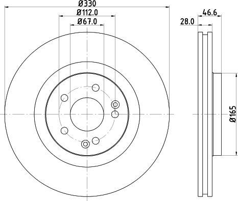 DON PCD14181 - Bremžu diski www.autospares.lv