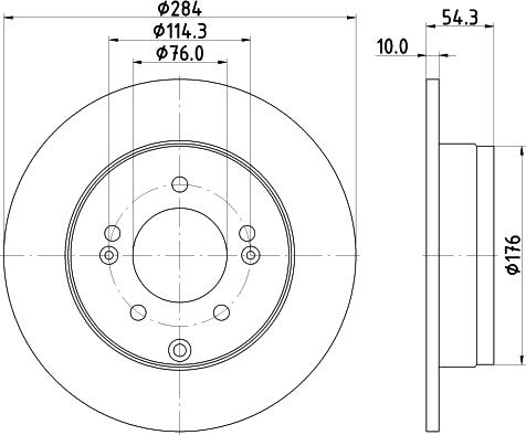 DON PCD14722 - Bremžu diski www.autospares.lv