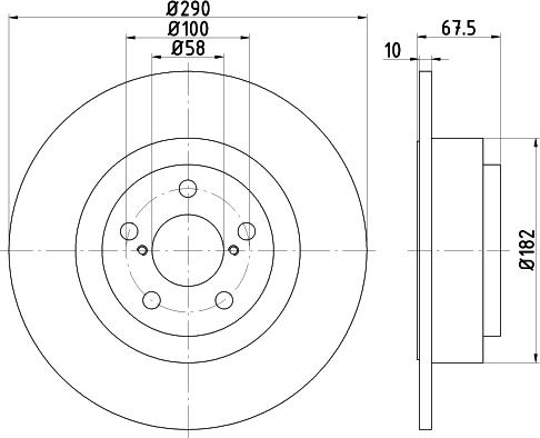 DON PCD15612 - Bremžu diski www.autospares.lv