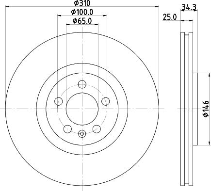 DON PCD15682 - Bremžu diski www.autospares.lv