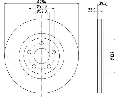 DON PCD15192 - Bremžu diski www.autospares.lv