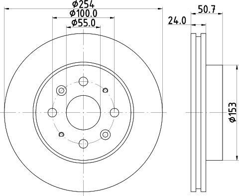 DON PCD15242 - Bremžu diski www.autospares.lv