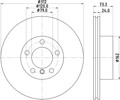 DON PCD16922 - Bremžu diski www.autospares.lv