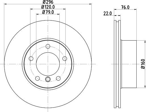 DON PCD10922 - Brake Disc www.autospares.lv