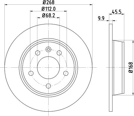 DON PCD10402 - Bremžu diski www.autospares.lv