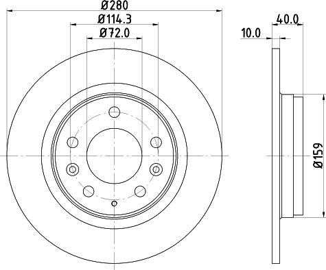 DON PCD10622 - Bremžu diski www.autospares.lv