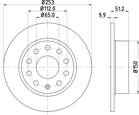 DON PCD10012 - Bremžu diski autospares.lv