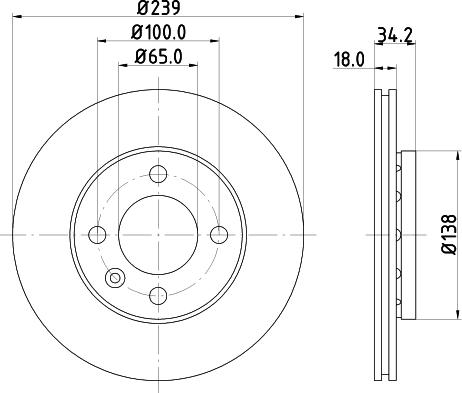 DON PCD10352 - Bremžu diski autospares.lv