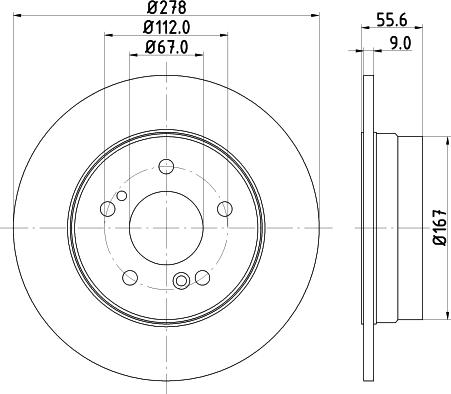 DON PCD10312 - Bremžu diski www.autospares.lv