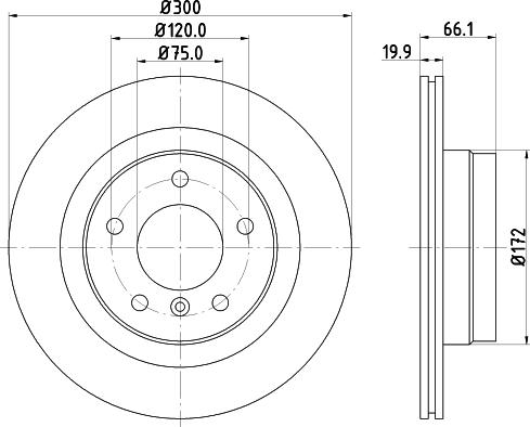 DON PCD10282 - Bremžu diski autospares.lv