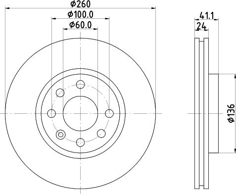 DON PCD10732 - Bremžu diski autospares.lv