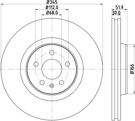 DON PCD11481 - Bremžu diski www.autospares.lv