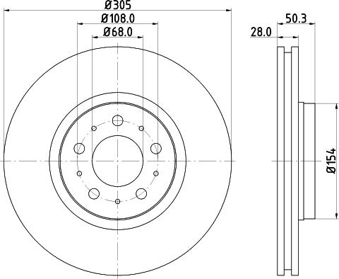 DON PCD11662 - Bremžu diski www.autospares.lv