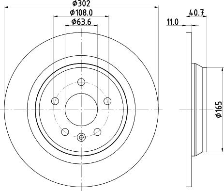 DON PCD11862 - Bremžu diski www.autospares.lv