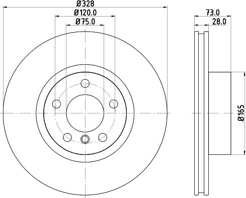 DON PCD11701 - Bremžu diski www.autospares.lv