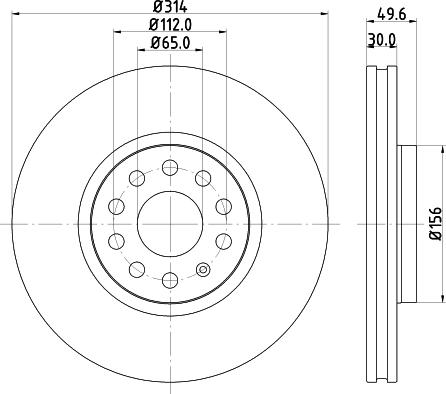 DON PCD11732 - Bremžu diski www.autospares.lv