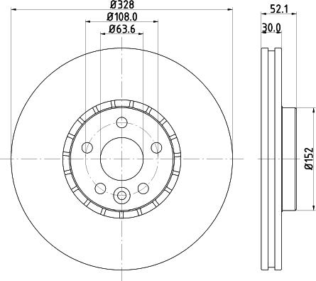 DON PCD18991 - Bremžu diski www.autospares.lv