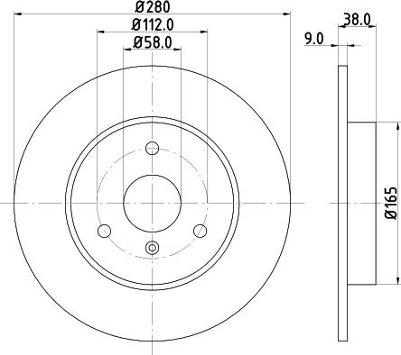 DON PCD18942 - Bremžu diski www.autospares.lv