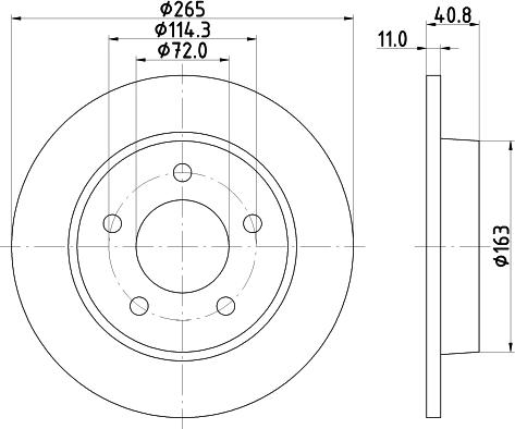 DON PCD18982 - Bremžu diski www.autospares.lv